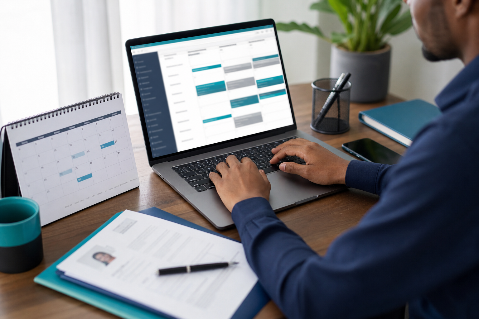 Professional working remotely in Ethiopia